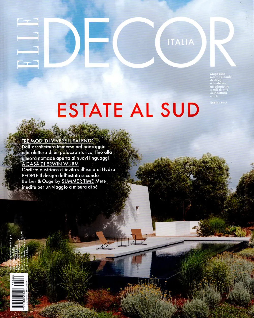 image for Elle Decor – July/August 2023 – Italy